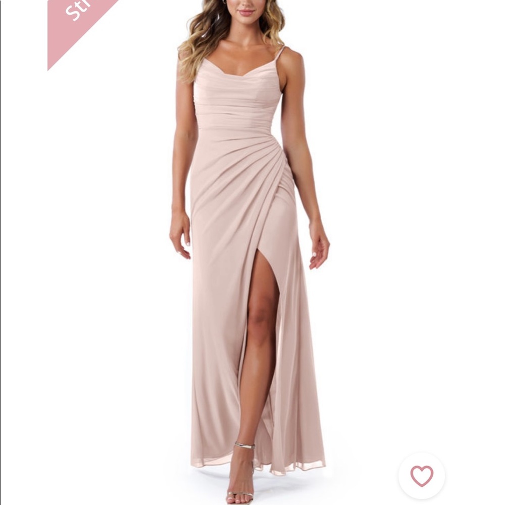 Dusty Rose Azazie Bridesmaid Dress